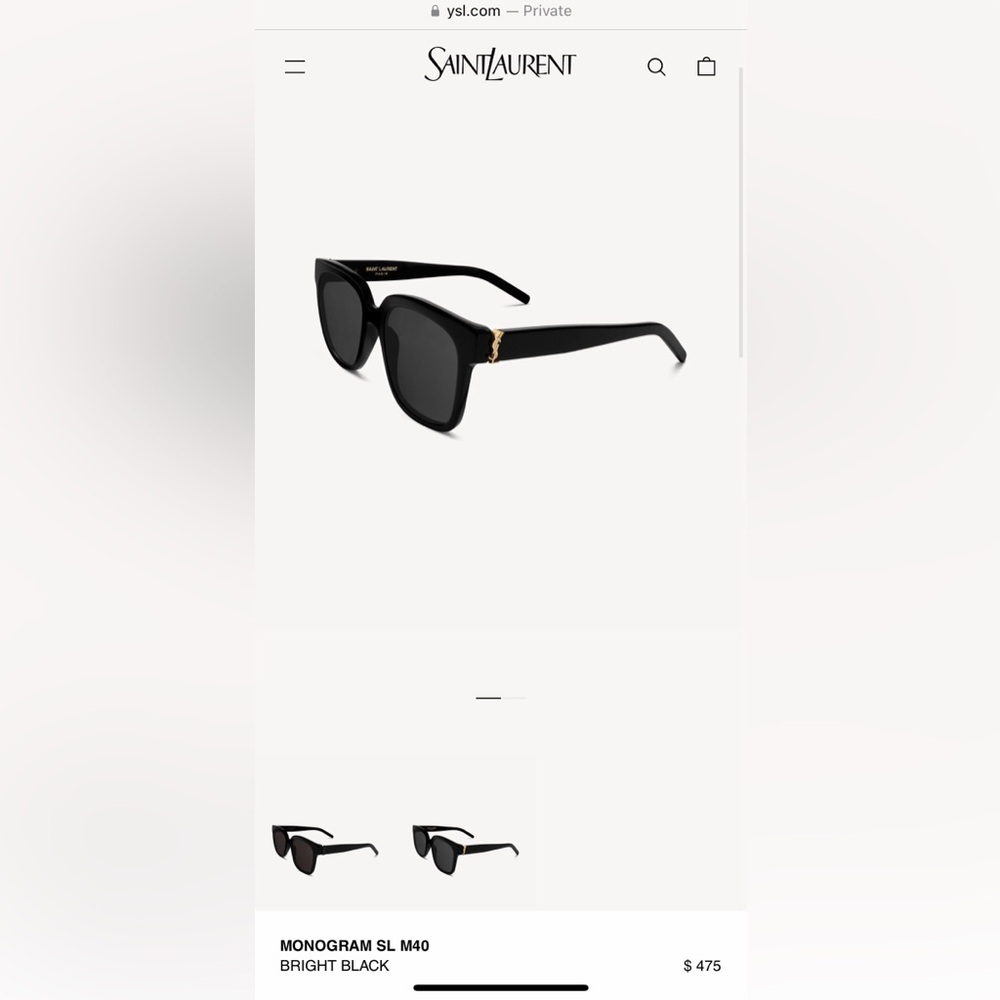 YSL SUNGLASSES🖤🩶🕶️
